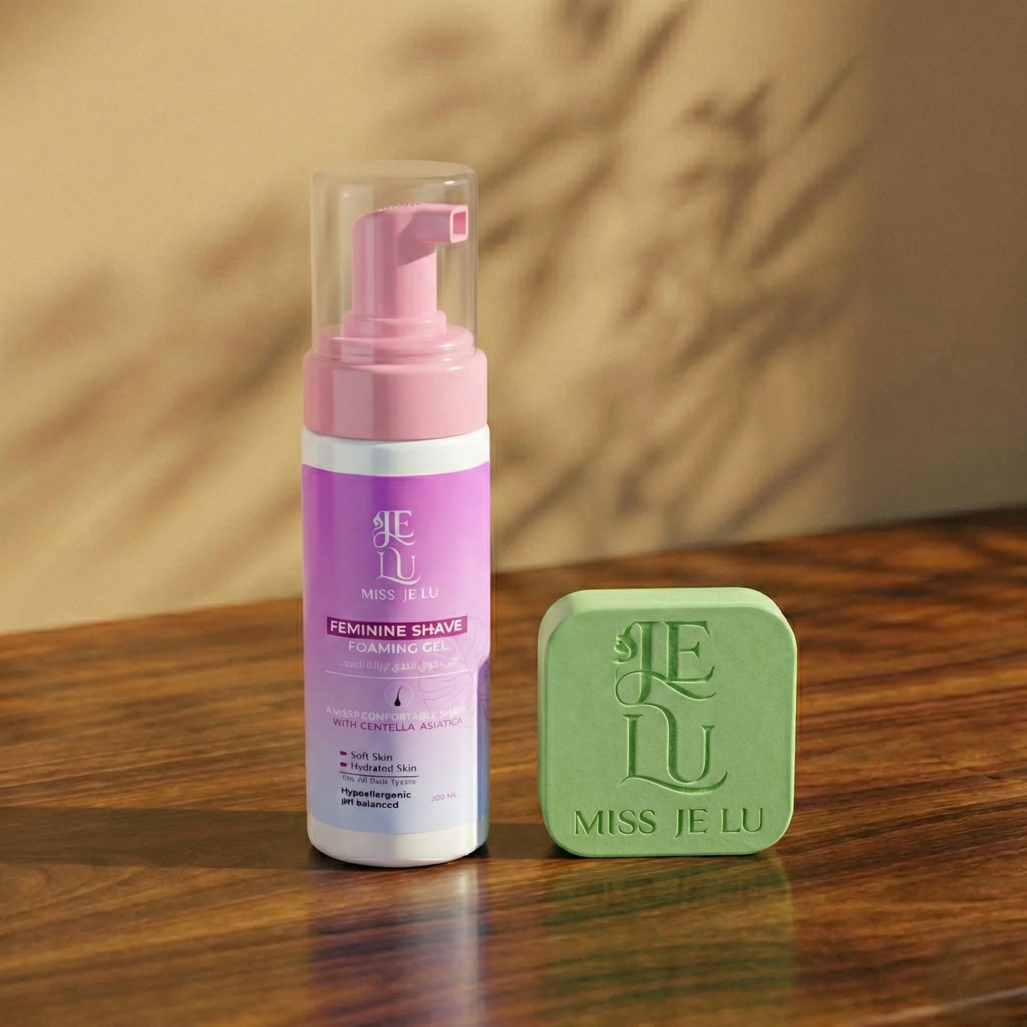 Shaving Gel Foam + Sensitive Zone Anti-Septic Cleansing Bar