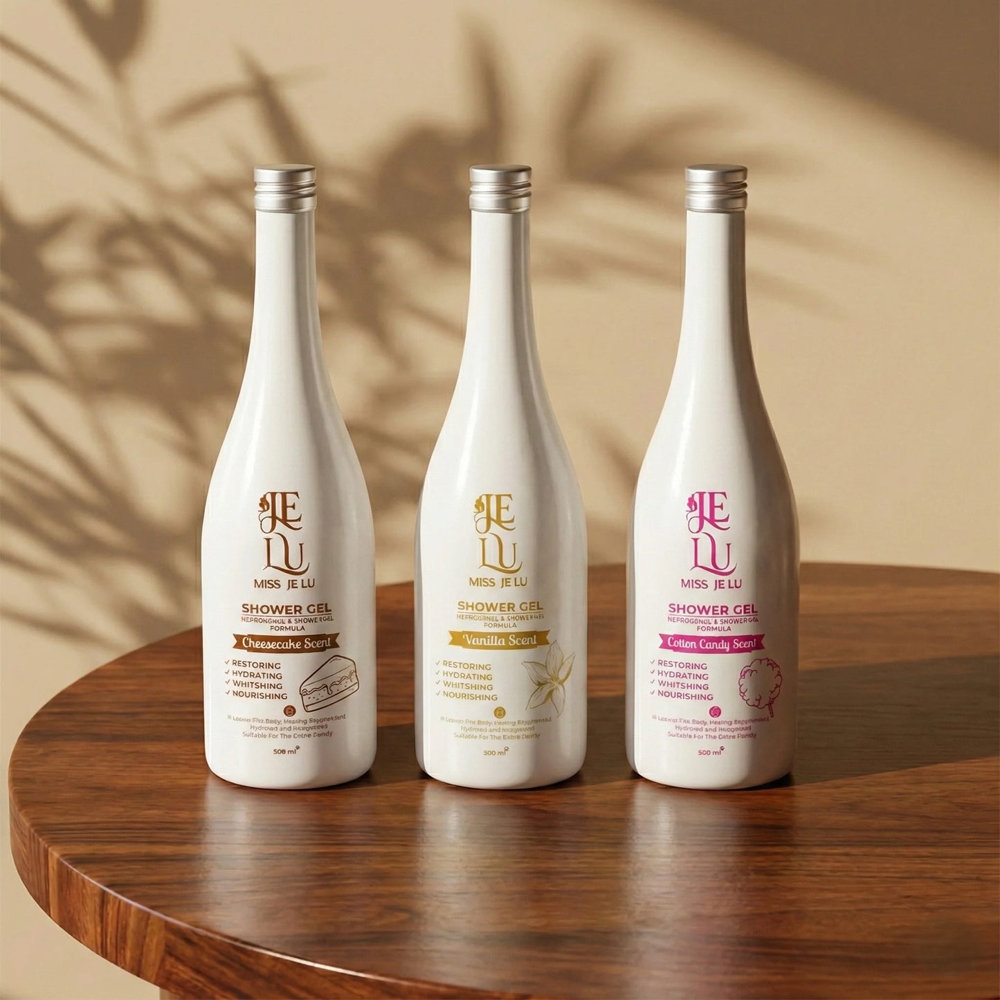 3 Feminine Shower Gel different Scents